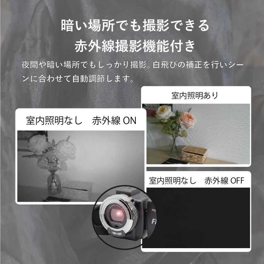 サイエル ビデオカメラ FHD 16倍デジタルズーム 夜間撮影 ナイト