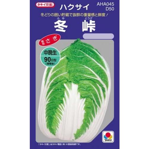 白菜の種 冬峠 ＤＦ 2.5ml ( 野菜の種 )｜saien-club