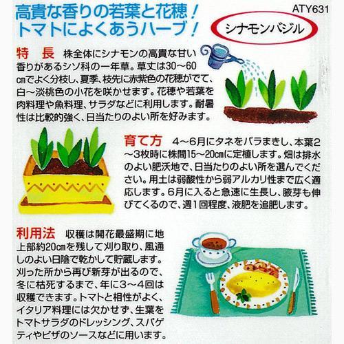 シナモンバジル ハーブの種 小袋 野菜の種 菜園くらぶ Yahoo 店 通販 Yahoo ショッピング