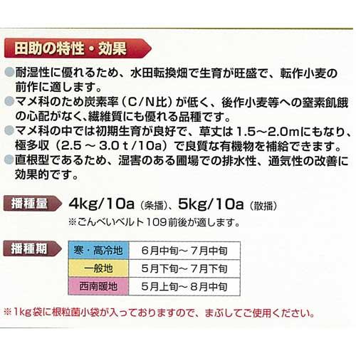 農業資材 緑肥の種子 セスバニア 田助 緑肥 1kg 土づくり 土壌改良におすすめの資材 菜園くらぶ Yahoo 店 通販 Yahoo ショッピング