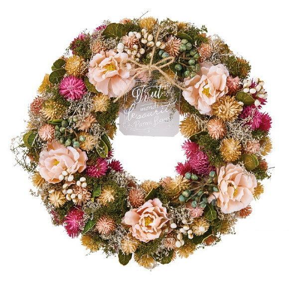 ナチュラルリース ローズガーデン 32 5cm 47 A 春リース L Size 壁飾り 玄関 人気 豪華 大きい かわいい おしゃれ お洒落 可愛い プレゼント 母の日 Z73 10 菜園ライフ 通販 Yahoo ショッピング