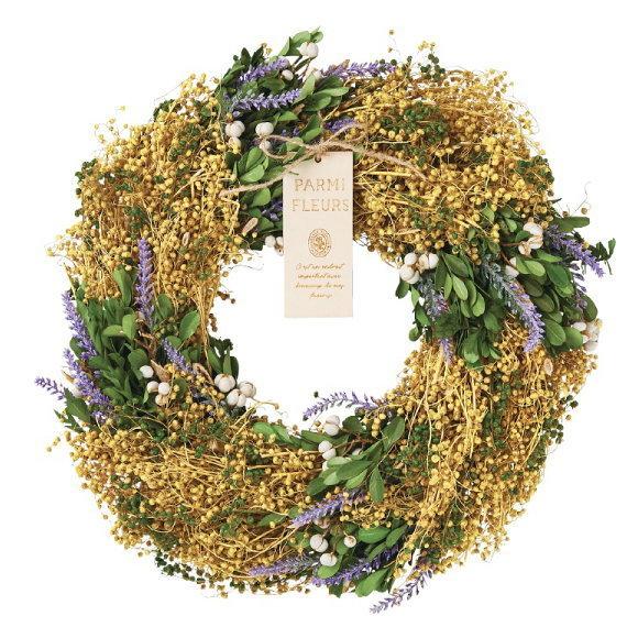 ナチュラルリース ミモザ ラベンダーガーデン 34 5cm 4725 A 春リース L Size 壁飾り 玄関 人気 豪華 大きい かわいい おしゃれ お洒落 可愛い 母の日 Z73 10 菜園ライフ 通販 Yahoo ショッピング