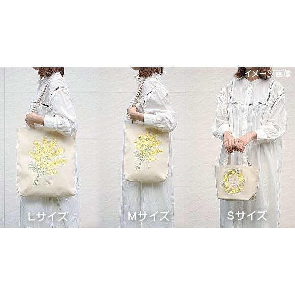 カテドラルウィンドウ フリルトートバッグ リバティ ローズエレン 手刺繍薔薇 カテドラルウィンドウ フリルトートバッグ リバティ ローズ