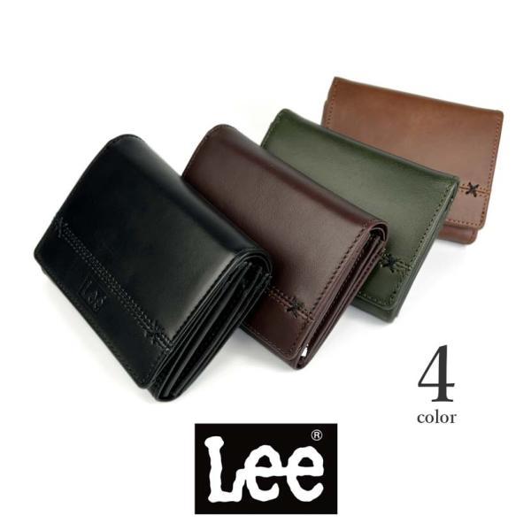 Lee 二つ折り財布 メンズ 本革 レディース 折り財布 牛革 リー Lee 二つ折り財布 メンズ 本革 レディース 折り財布 牛革 リー