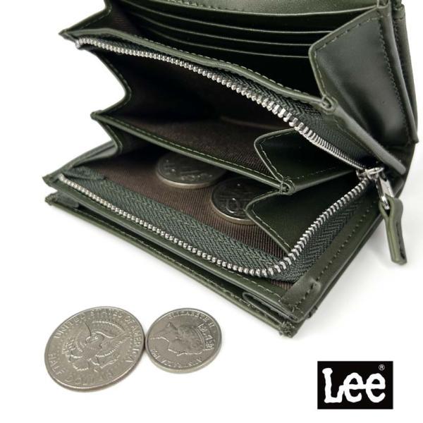Lee 二つ折り財布 メンズ 本革 レディース 折り財布 牛革 リー Lee 二つ折り財布 メンズ 本革 レディース 折り財布 牛革 リー