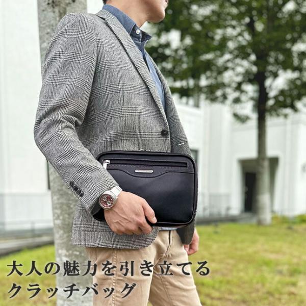 CRADLE RIVER（クレイドルリバー） セカンドバッグ メンズ 持ち手付き