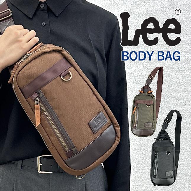 Lee（リー） ボディバッグ ワンショルダーバッグ メンズ 斜め掛け