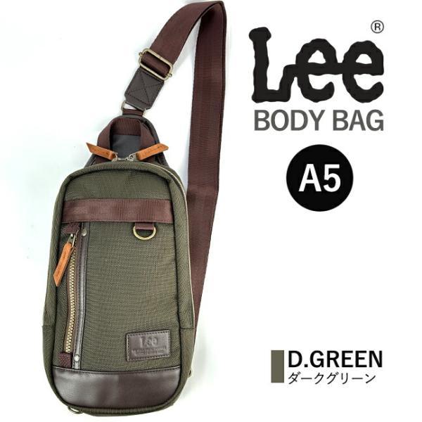 Lee（リー） ボディバッグ ワンショルダーバッグ メンズ 斜め掛け