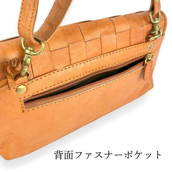 お財布ショルダー お財布ポシェット かぶせ 本革 レディース zucchero