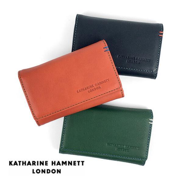 KATHARINE HAMNETT（キャサリンハムネット） キーケース メンズ 牛革