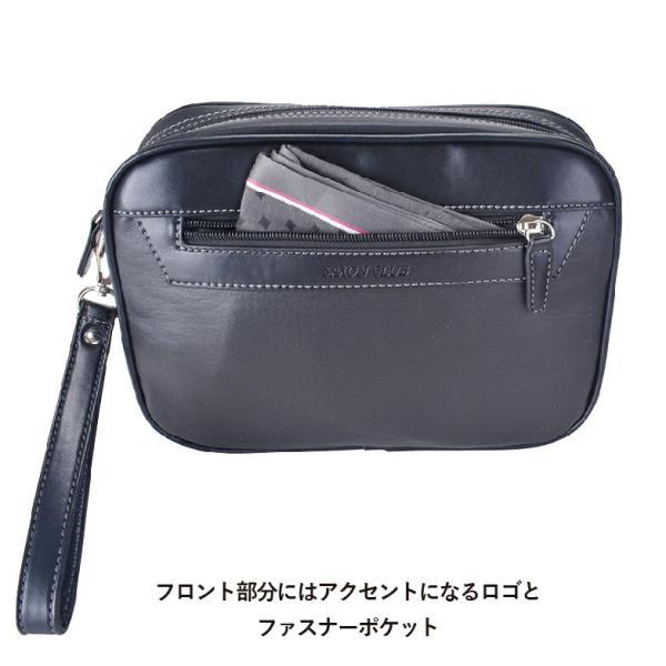 セカンドバッグ クラッチバッグ メンズ 小さめ 25cm A5 軽量 丸型