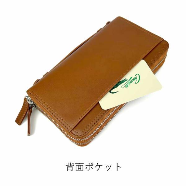 ダブルファスナー クロコダイル 長財布 ラウンドファスナー メンズ財布 革財布 Crocodile（クロコダイル） 財布 メンズ 長財布 ラウンドファスナー