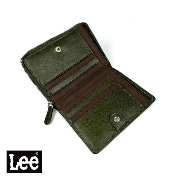 Lee（リー） 財布 メンズ レディース 二つ折り財布 ファスナー財布