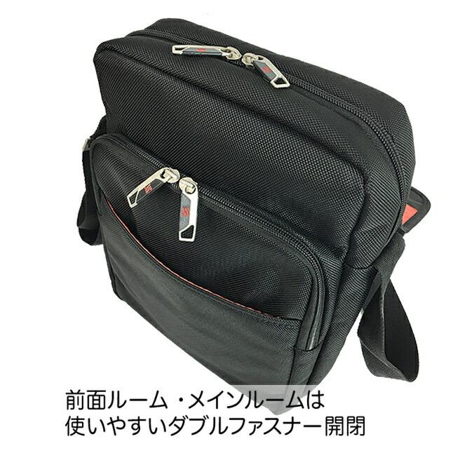 ビジネスカバン　ブラック　手提げ　ショルダー ショルダーバッグ メンズ nc5802 NEWCOM ニューカム ナイロン 斜めがけ