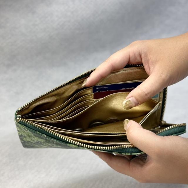 金運アップ・開運財布専門店　「財布屋」　財布職人が作る開運の財布緑の京友禅染め |  | 02
