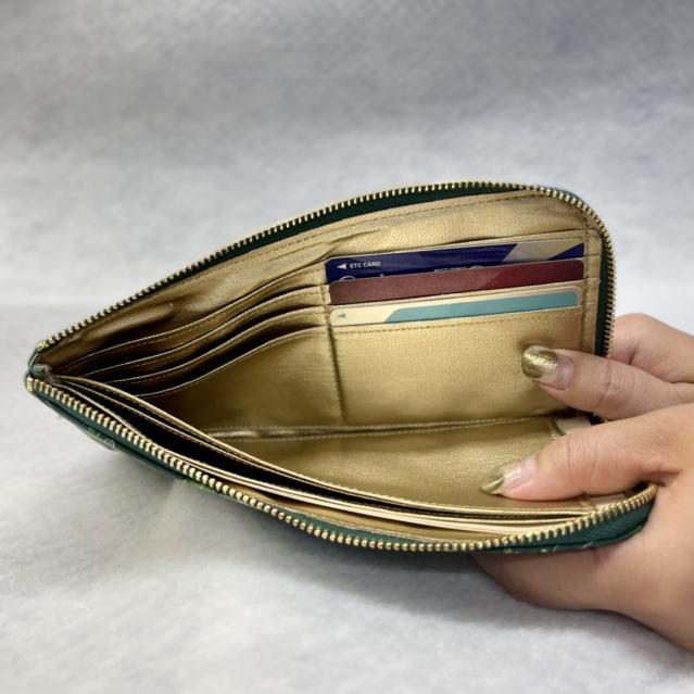 金運アップ・開運財布専門店　「財布屋」　財布職人が作る開運の財布緑の京友禅染め |  | 03