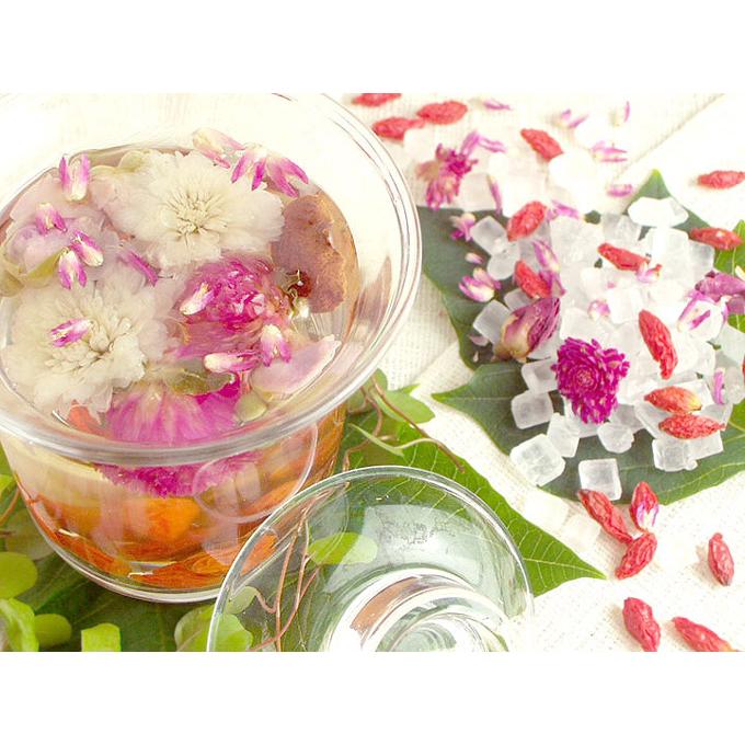 花茶 紅八宝茶5包 フラワーティー お花 センニチコウ クコの実 ナツメ