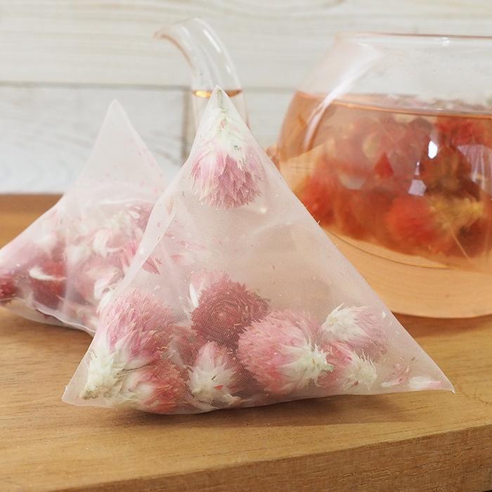 お花のティーバッグギフト缶×1個 ノンカフェイン 誕生日 敬老の日