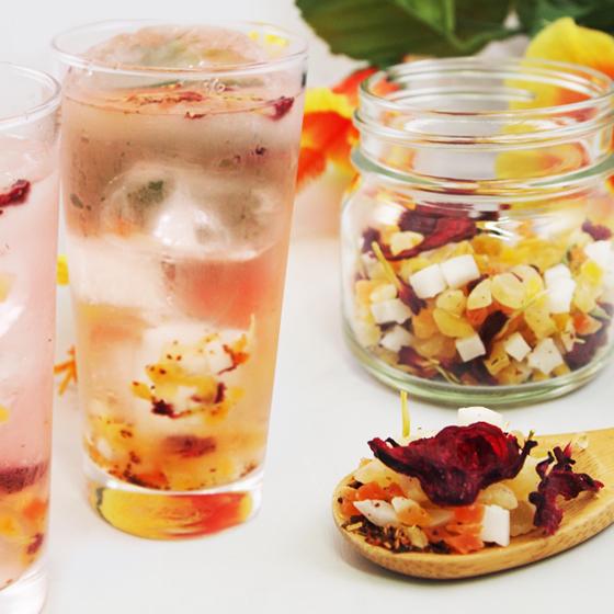 フルーツティー 食べるフルーツティー ハイビスカス1ｇ ブレンド ハーブティー ハイビスカス フレーバードティー ノンカフェイン 彩香 通販 Yahoo ショッピング