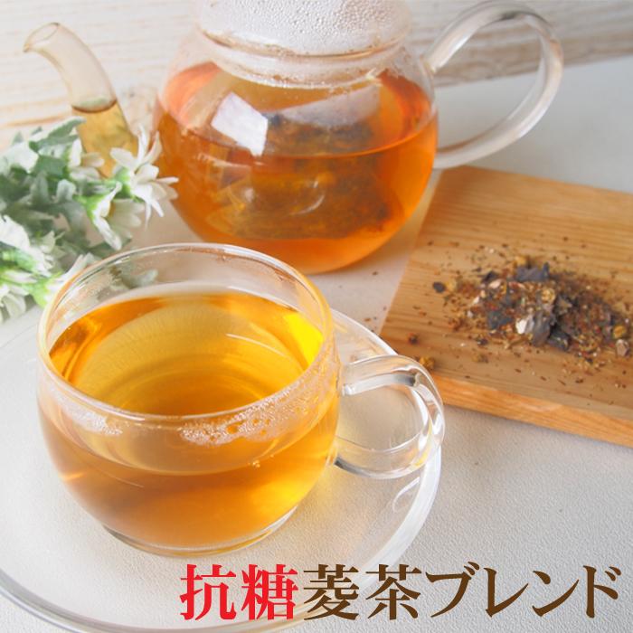ヒシ茶 抗糖菱茶ブレンド30包 ティーバッグ 菱茶 菱の実茶 ルイボスティー カモミール 甜茶  ノンカフェイン エイジングケア  ハーブティー（Yahoo!・彩香）