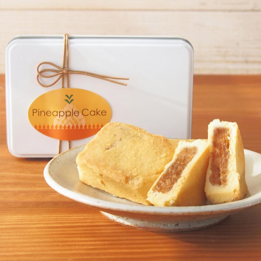 パイナップルケーキ ギフト缶入り3個 台湾製 送料無料 お土産 焼き菓子 
