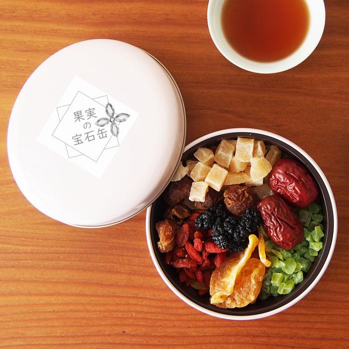 果実の宝石缶 1個 かじつのほうせきかん ドライフルーツ 7種 お茶請け