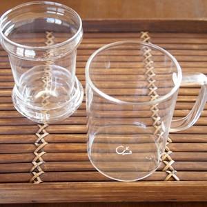 茶こし付きマグカップ ガラス 筒型 フタ付き 耐熱ガラス 茶こしマグカップ 透明 クリア 茶こし付き 彩香 通販 Yahoo ショッピング