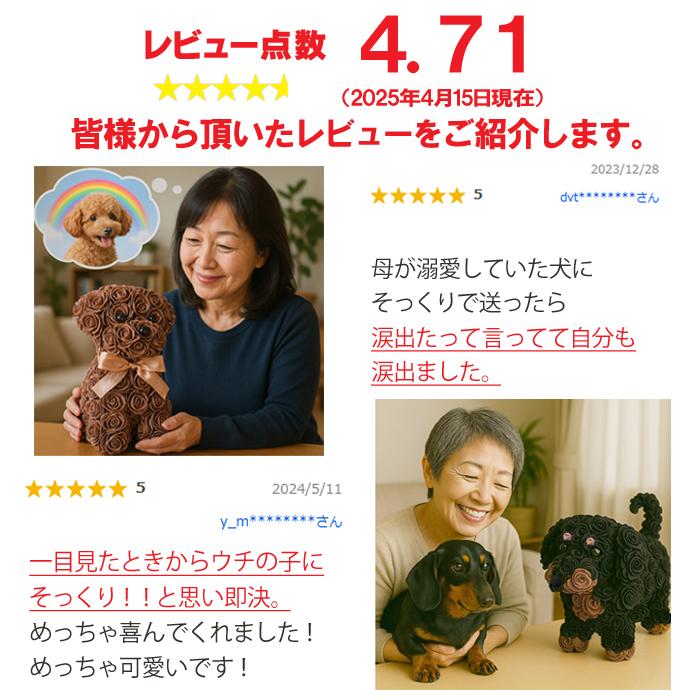 フラワードッグ クリアケース入1個 犬 花 誕生日 お祝い プードル シュナウザー 柴犬 猫 プレゼント |  | 17