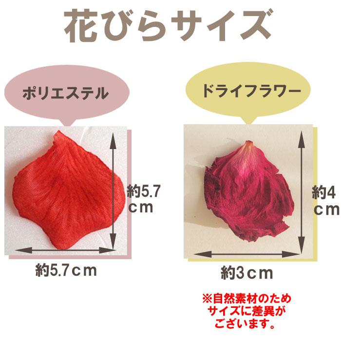 フラワーシャワー フラワーペタル 選べる素材 自然素材 花びら ローズ