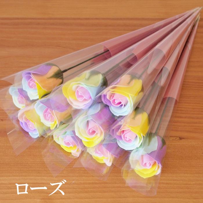 造花まとめ多色セット １５束と ８本(１輪)すべて新品です ソープフラワー 一輪 束ねられる1輪ブーケ パステル 1本(ローズ