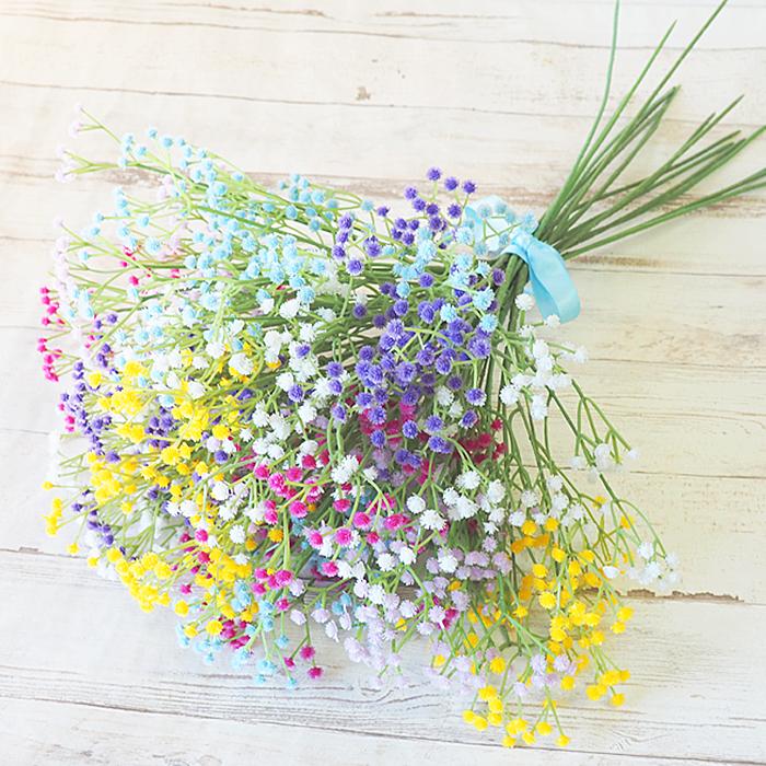 アーティフィシャルフラワー・カスミソウ 1本 1輪 60cm×16cm カスミ草