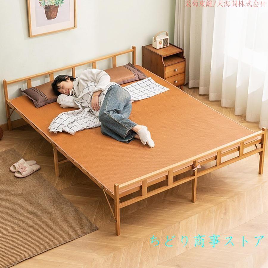 折りたたみ式木製シングルベッドフレーム 折りたたみベッドフレーム シングル 木製
