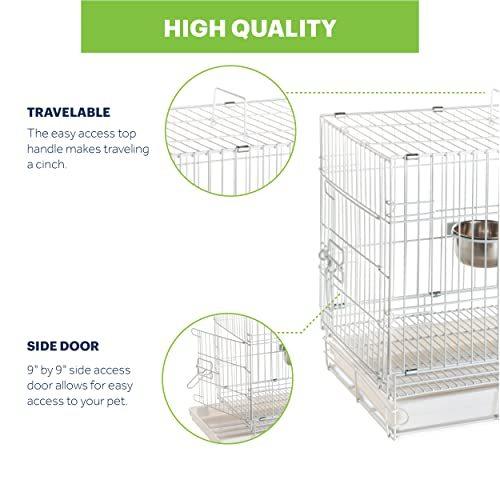 ALLFORWAN’sLIFE Prevue Hendryx PP-1305 White Travel Bird Cage|saikoh315|03