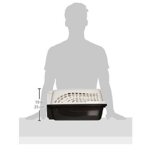 Petmate Two Door Top Load 19-Inch Pet Kennel, Metallic Pearl White and Coff|saikoh315|09