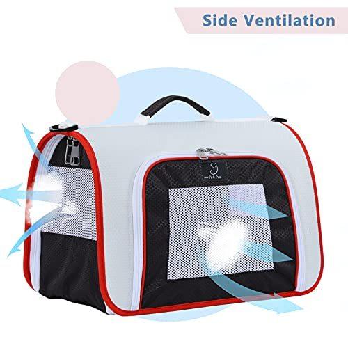 A4Pet Rabbit Carrier Bunny Carriers,Airline Approved Lightweight Soft-Sided|saikoh315|08