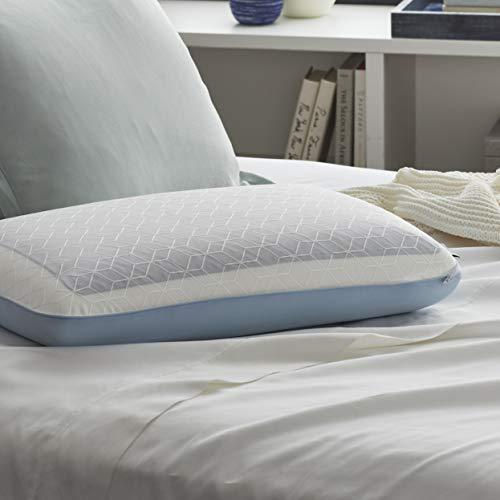 流行 DuoChill Sealy 冷却メモリーフォーム枕 ホワイト スタンダード(1パック) 枕、ピロー
