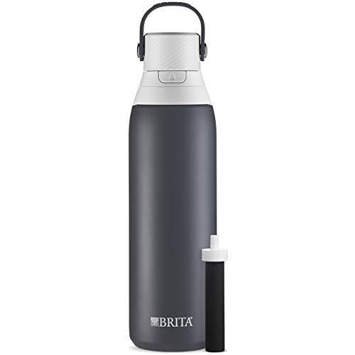 2021人気新作 Brita Stainless Steel Water Bottle with Filter, 20 Ounce Premium Double Ins 水筒