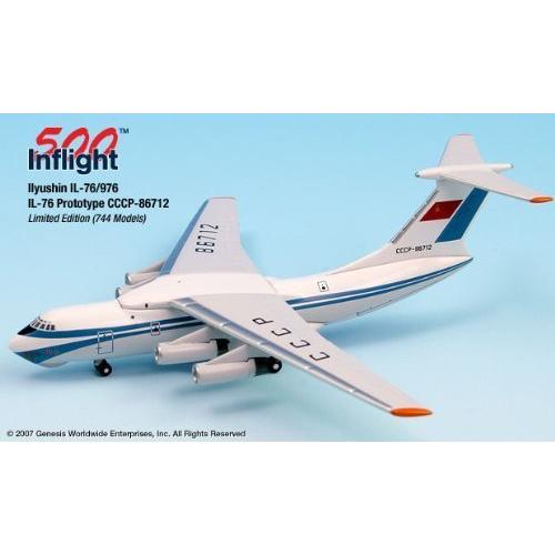【ファッション通販】 Prototype colours Die-Cast Metal Model Miniature Aeroplane IL-76 CCCP-86712 乗り物、ミニチュア