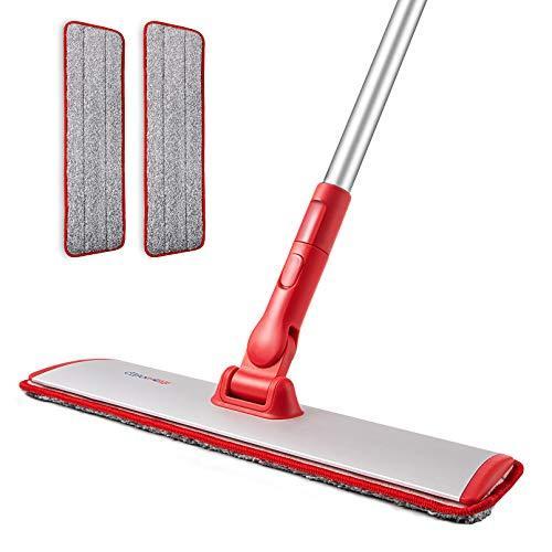 CLEANHOME Microfiber 【84%OFF!】 Mop Aluminum Floor with Extension Dust Cleaning Mops 現品