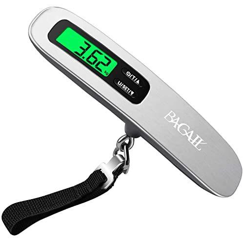 BAGAIL Digital Luggage Scale, Hanging Baggage Scale with Backlit LCD Displa