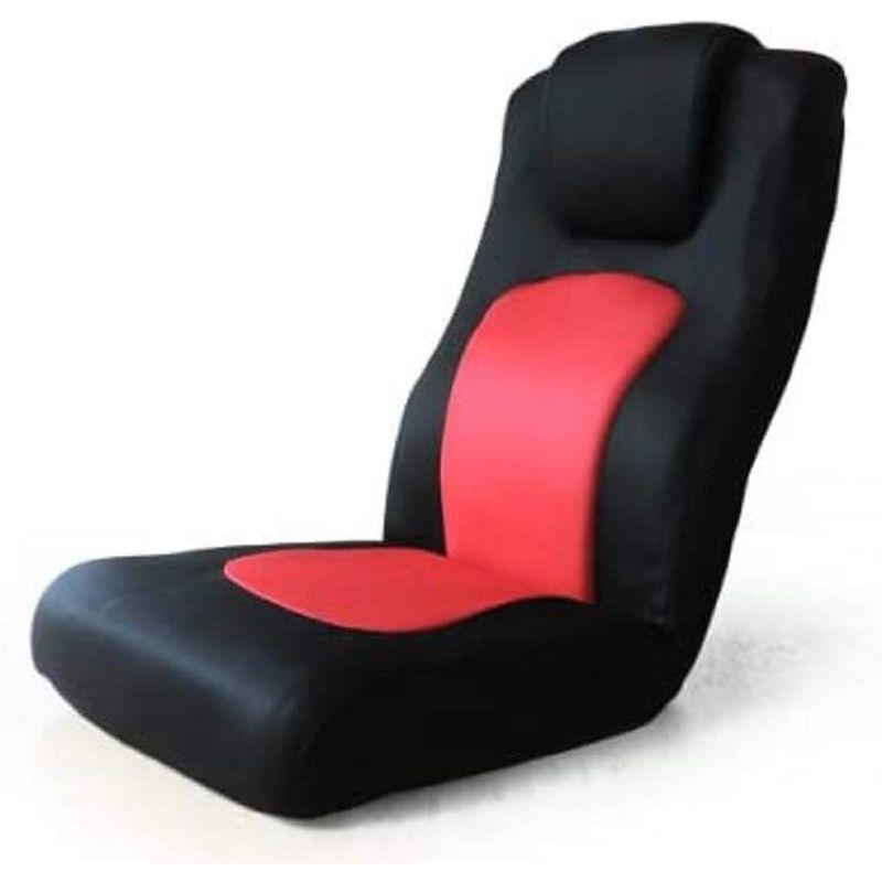 座椅子 無段階リクライニング Relief（レリーフ） リクライニングチェア (レッド（RD）)