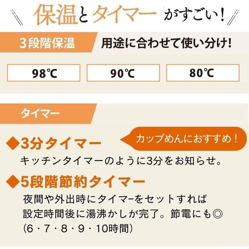 象印 電気ポット 5.0L グレー CD-PB50AM-HA｜saikou2021｜04