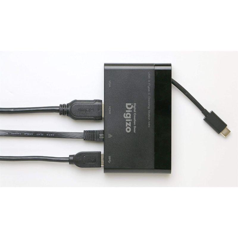 プリンストン USB Type-C対応ドッキングステーションミニ VGA/HDMI/LAN/USB3.0 TypeA各1ポート搭載 4K対応｜saikou2021｜07