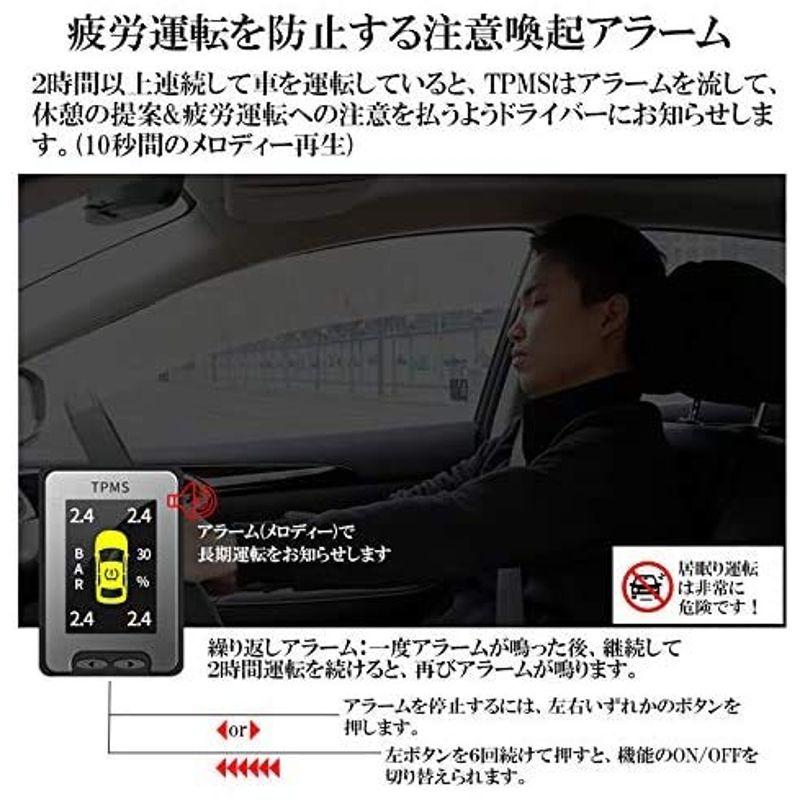 液晶モニター 型 タイヤ 空気圧 監視警報 システム TPMS C-HR アルファード ヴェルファイア 30系 ヴォクシー ノア エスクァイ｜saikou2021｜05