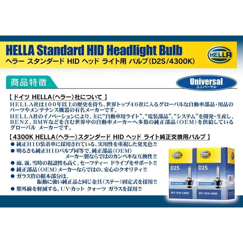 4300K 3600L HIDバルブ D2S 85V 35W 自動車パーツ 《Hella/ヘラー》ポルシェ 911 996 '98-'04 D2S 装備車｜saikou2021｜05