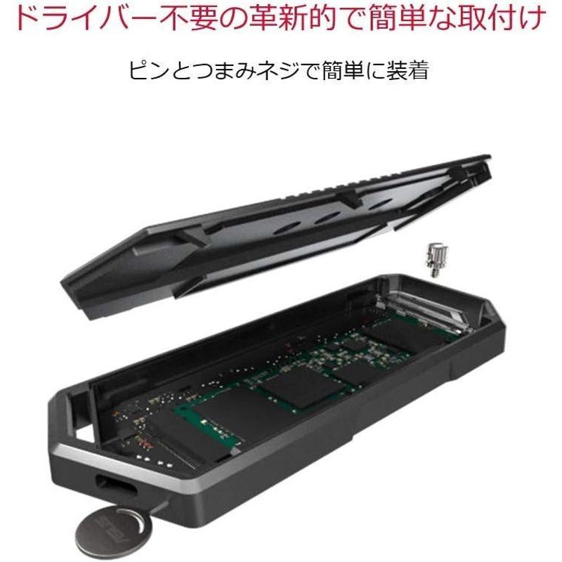 ASUS ROG Strix Arion (SSDケース) ドライバー 不要 USB-C to C 、 USB-C to Aケーブル サーマ｜saikou2021｜03