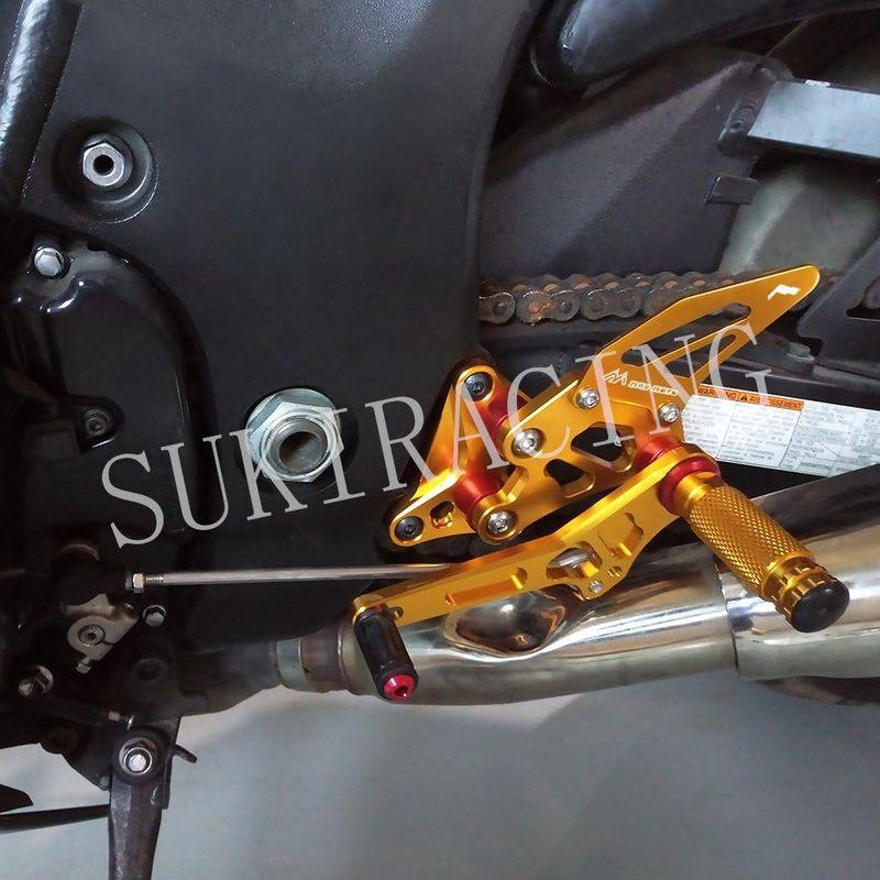 SUKIRACINGHAYABUSA GSX−1300Rバイク用バックステップ 調整式 CNCリアセット 適合車種 隼GSX 1300R 1｜saikou2021｜06