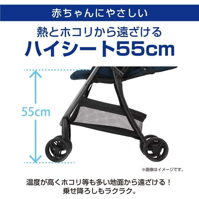 GRACO (グレコ) A型ベビーカー シティスター GB 1か月~36か月まで 軽量 両対面 (ブラックウォーブン) 2120616｜saikou2021｜09