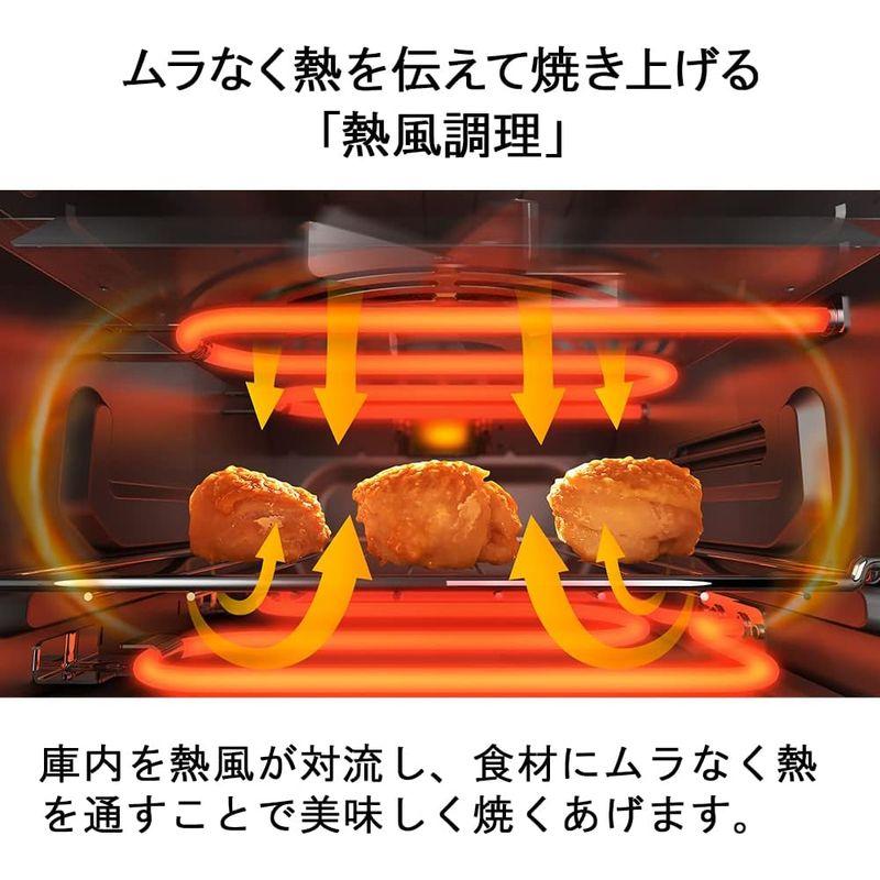 クイジナート ノンフライ オーブントースター 4枚焼き ノンフライ調理 リバーシブルラック 4ダイヤル レシピブック付き シルバー TOA-｜saikou2021｜09