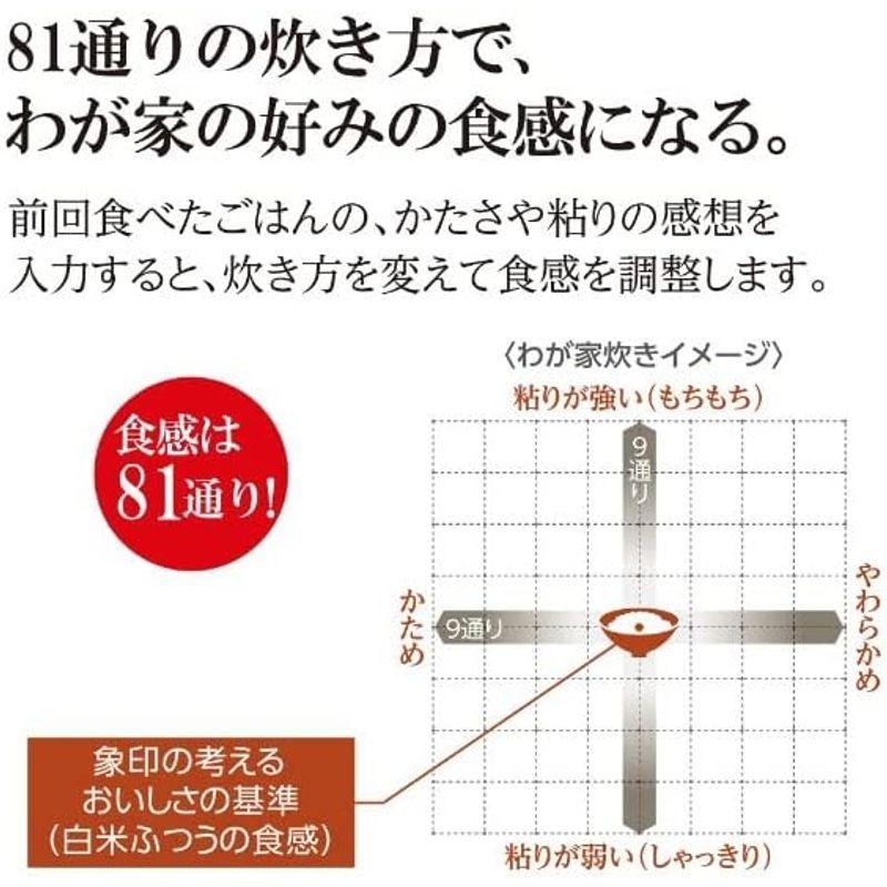 象印 炊飯器 圧力IH炊飯ジャー（4合炊き） ブラック ZOJIRUSHI 極め炊き NW-MA07-BA｜saikou2021｜03